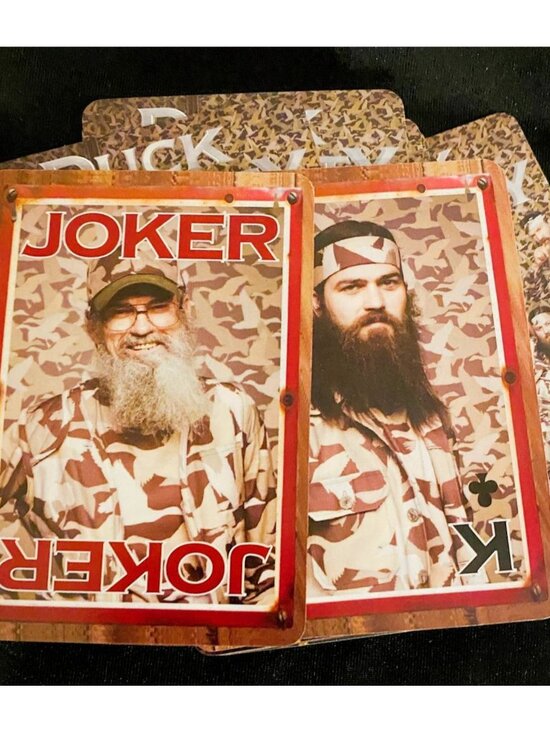 Used Duck Dynasty Playing Cards | A&E Cardinal Industries Deck | Camouflage Fami - Picture 1 of 4